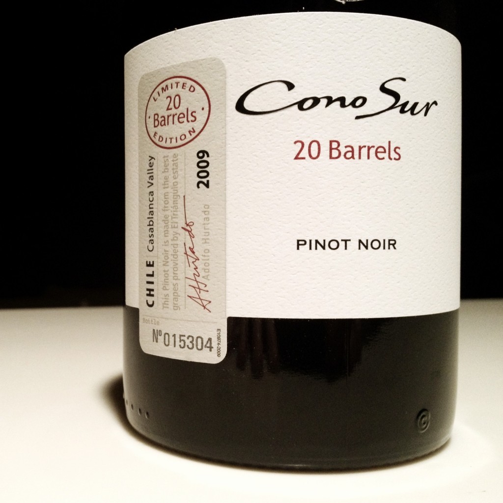 Cono Sur Pinot Noir 2009.