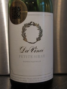 davinci petite sirah_bottleshot